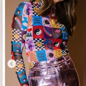 Dressed In LaLa mock sheer top